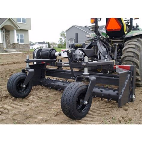 tractor harley power rake attachment